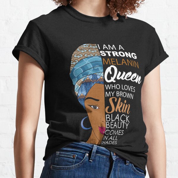 Afro Diva Praying Drip Queen Boss Lady Black Woman Nubian Melanin Woman  T-shirt
