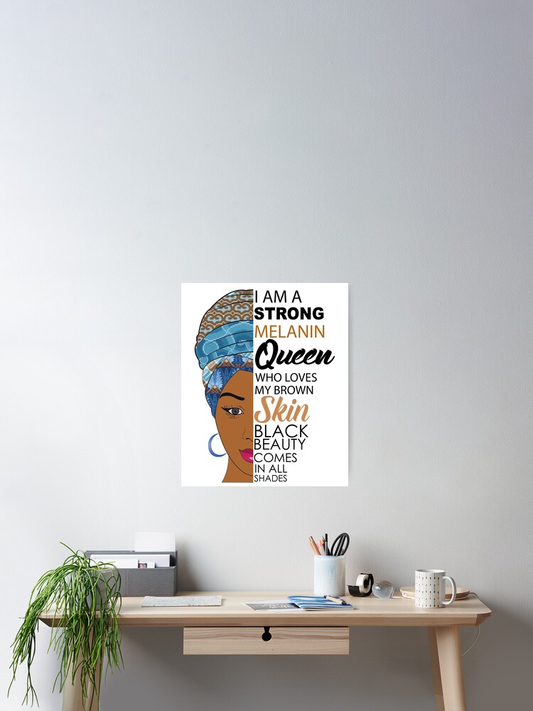Strong Melanin Queen Afrocentric Beauty Shades T-Shirt Strong Melanin Queen Afrocentric Beauty Shades T-Shirt