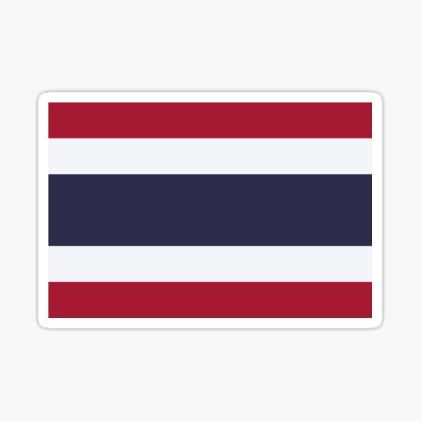 The Thai Flag Sticker