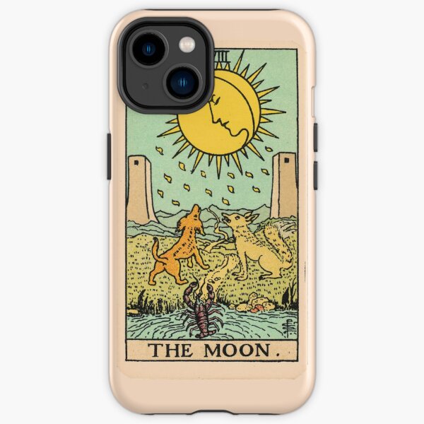 Tarot Card - The Moon iPhone Tough Case