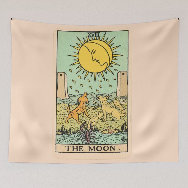 Item preview, Tarot Card - The Moon designed and sold by ineedmorem0ney.