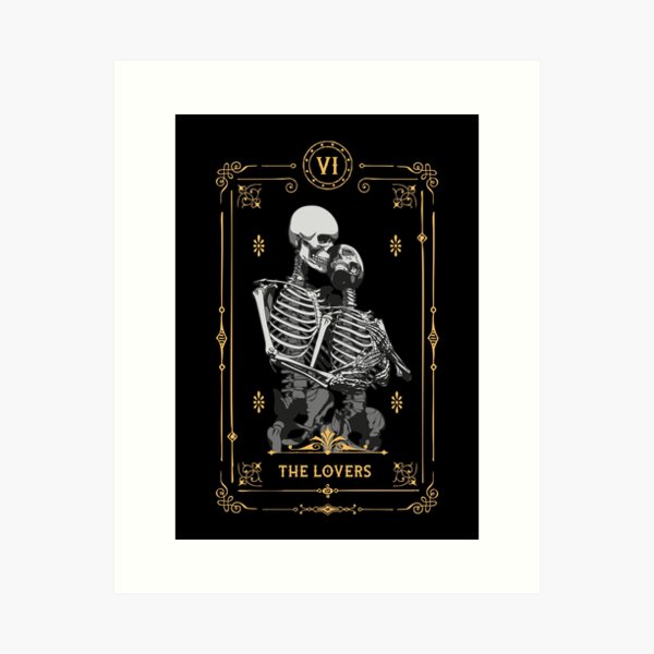 Item preview, The Lovers VI Tarot Card designed and sold by GrandeDuc.