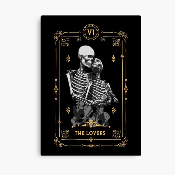 The Lovers VI Tarot Card Canvas Print