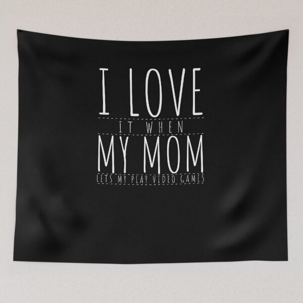 Item preview, Funny I Love It When My Mom Play Video Games Pun Lover Tee designed and sold by LookTwice.