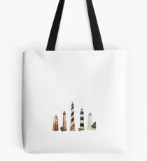 Leuchttürme von North Carolina Tote Bag