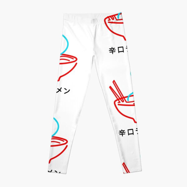 Spicy Ramen Noodles Neon Leggings