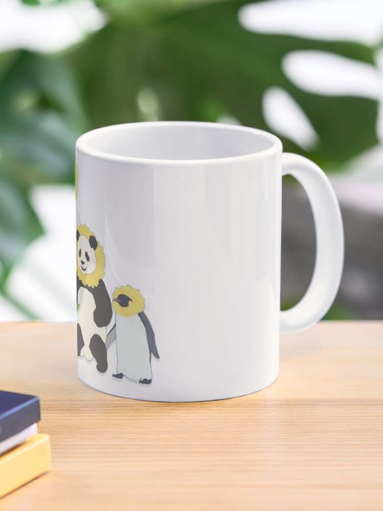 Shirokuma Cafe Panda Penguin Polar Bear Sunflower Edition Mug By Haytim Redbubble