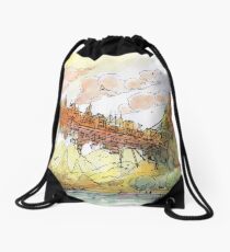 La citta' ponte! Drawstring Bag