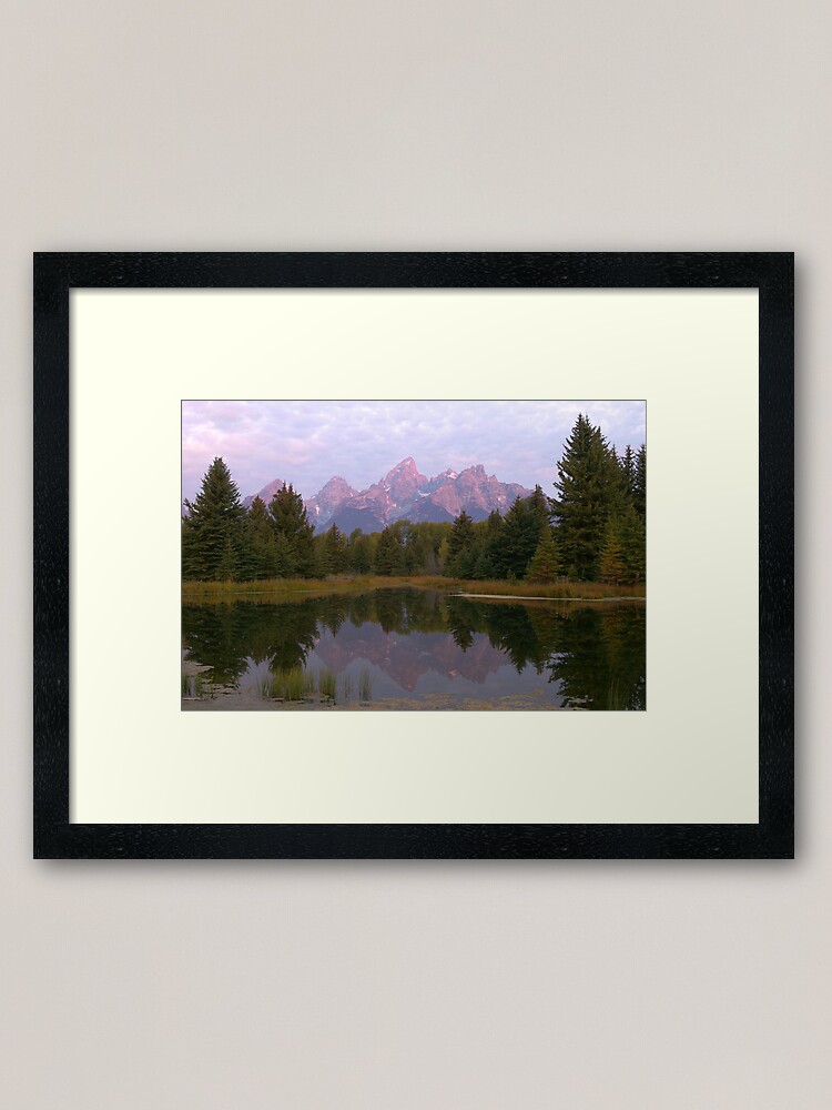 Alternate view of Grand Teton at Schwabacher's Landing Framed Art Print