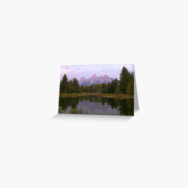 Grand Teton at Schwabacher's Landing Greeting Card