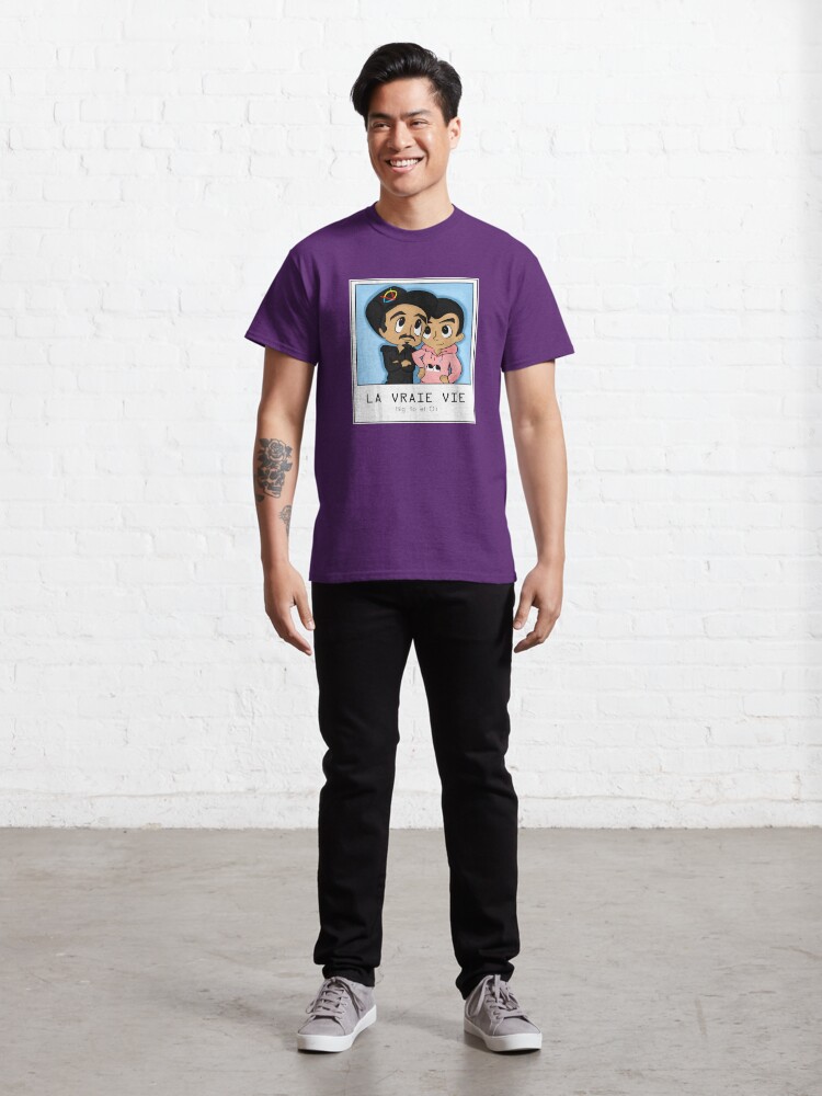 T-shirt classique ''Bigflo et Oli LA VRAIE VIE' : autre vue
