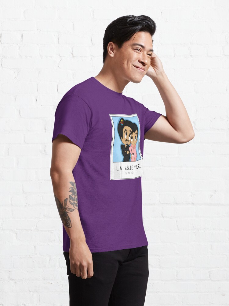 T-shirt classique ''Bigflo et Oli LA VRAIE VIE' : autre vue
