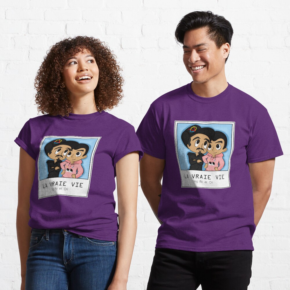 T-shirt classique « Bigflo et Oli LA VRAIE VIE»