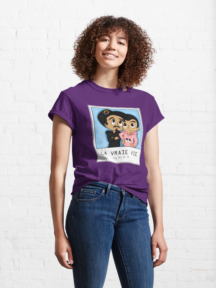 T-shirt classique ''Bigflo et Oli LA VRAIE VIE' : autre vue