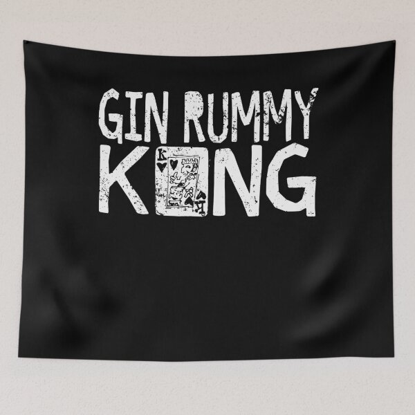 Item preview, Playing Card Games Shirt Gin Rummy King designed and sold by shoppzee.
