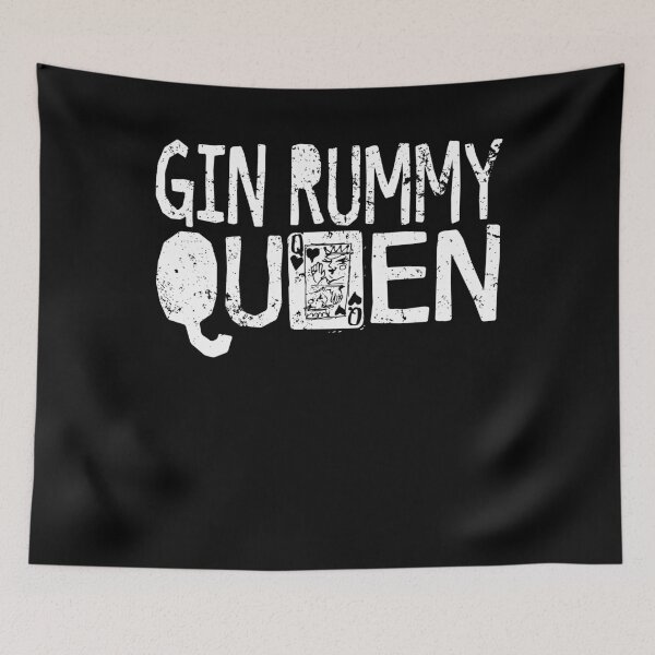 Item preview, Playing Card Games Shirt Gin Rummy Queen designed and sold by shoppzee.
