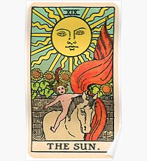 Tarot-Karte - Die Sonne Poster