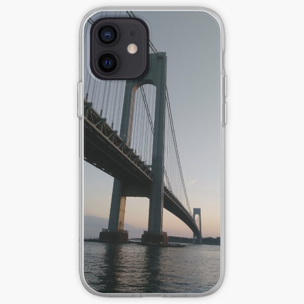 New York, New York City, Brooklyn, #NewYork, #NewYorkCity, #Brooklyn, Verrazano-Narrows Bridge, #VerrazanoNarrowsBridge, #VerrazanoBridge, #bridge, #Verrazano, #Narrows, Verrazano-Narrows Bridge iPhone Soft Case