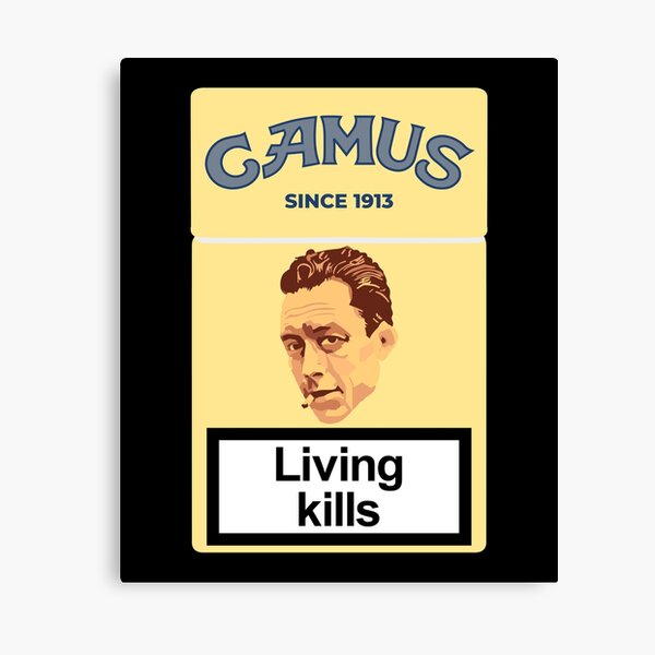 Philosopher Albert Camus Canvas Print