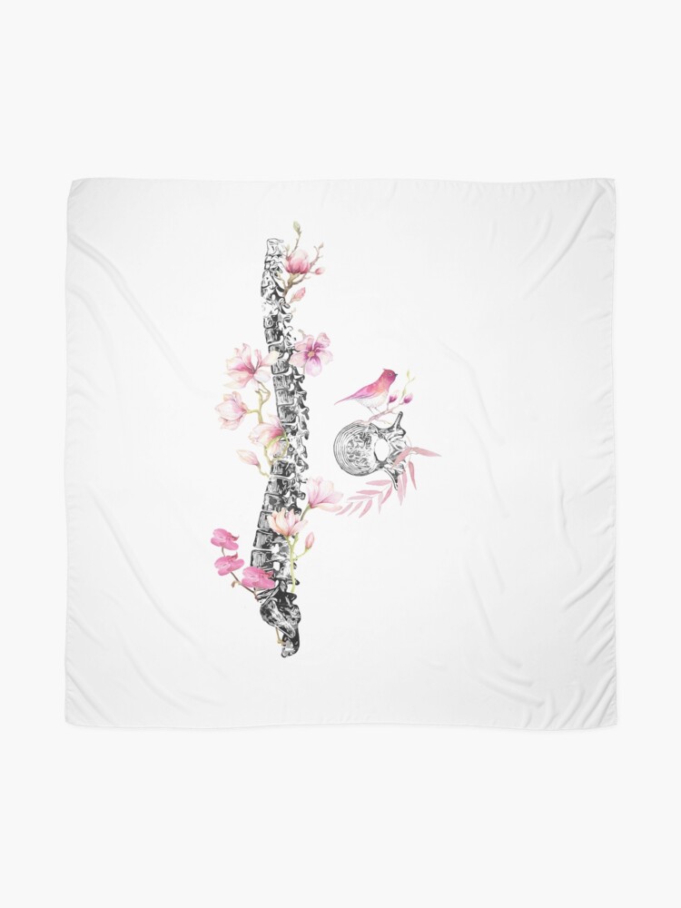 Alternate view of Spine with vertebra Scarf