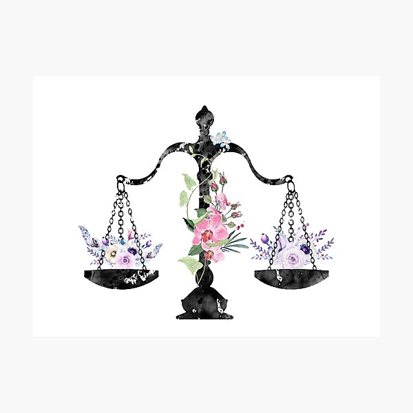 Scales of Justice Art Photographic Print
