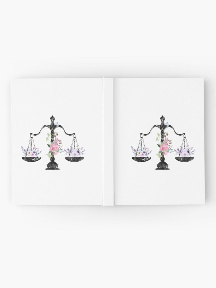 Alternate view of Scales of Justice Art Hardcover Journal