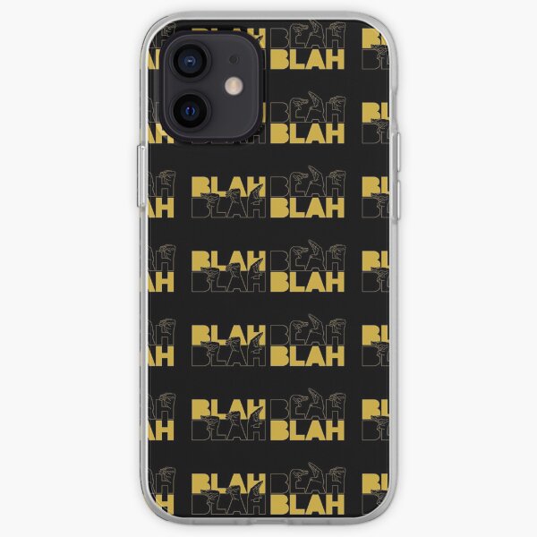 Blah Blah Blah iPhone Soft Case