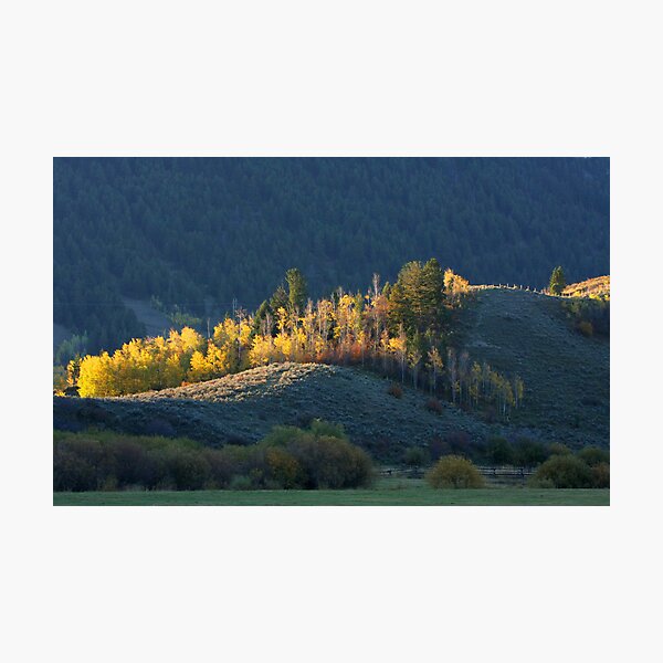 Hill at the Edge of Town Photographic Print