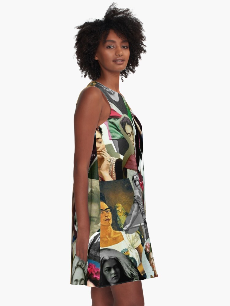 Alternate view of Frida Collage A-Line Dress