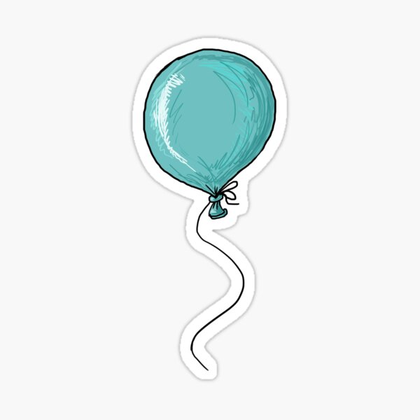 Anekdote Af en toe Bespreken Balloon" Sticker for Sale by T-shirtplanet | Redbubble