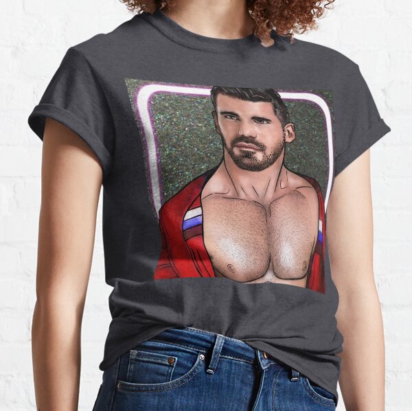 Billy in red on grey sparkle neon Classic T-Shirt
