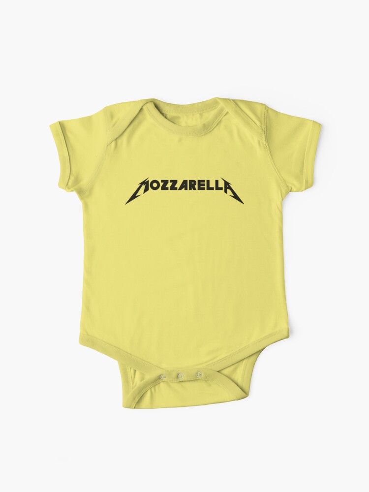 meget Egypten Forespørgsel Metallica Mozzarella " Baby One-Piece for Sale by orionspencer | Redbubble