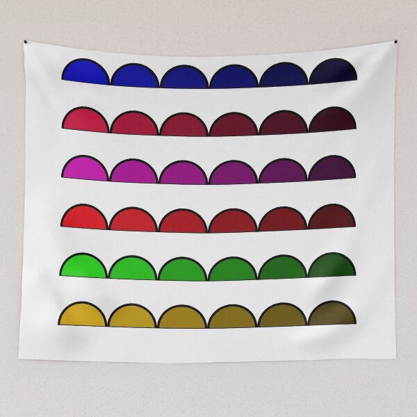 Item preview, Semi circle, semicircle, colors, geometric, design, trending designed and sold by hvasilevshop.