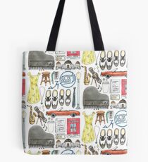 La La Land Illustration Jazz Saxophone Music Musical Tote Bag