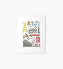 La La Land Illustration Jazz Saxophone Music Musical Art Board