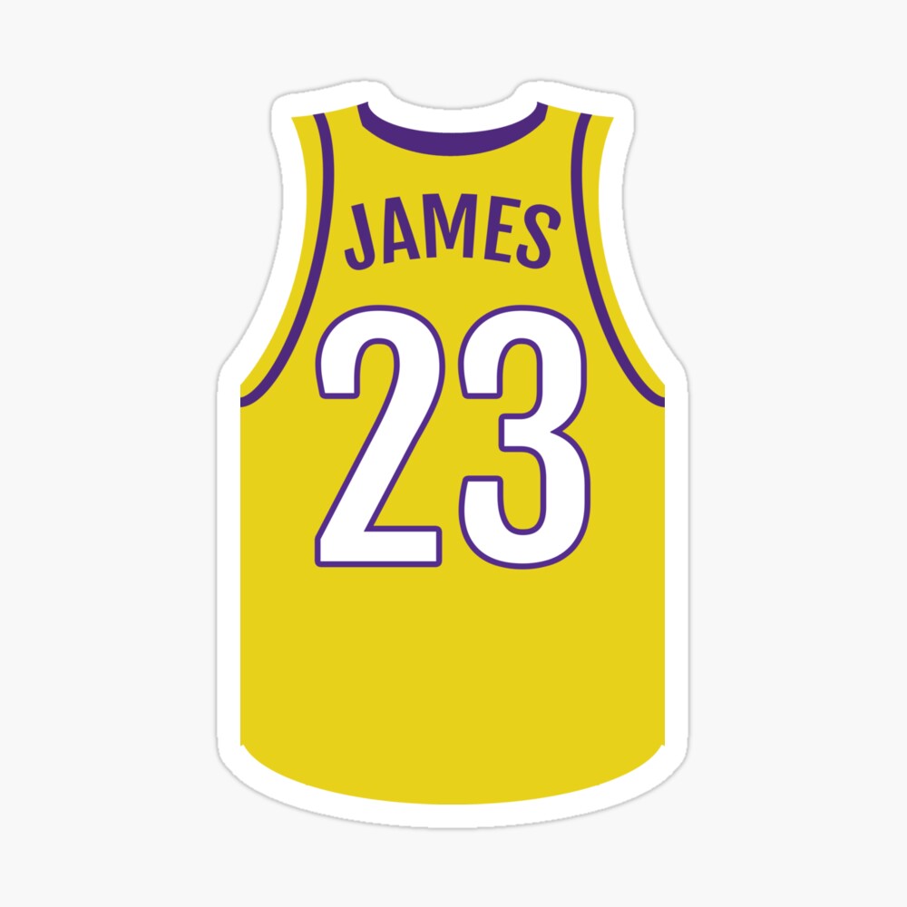 Lebron James Los Angeles Lakers Jersey Number Art Print 1 Art