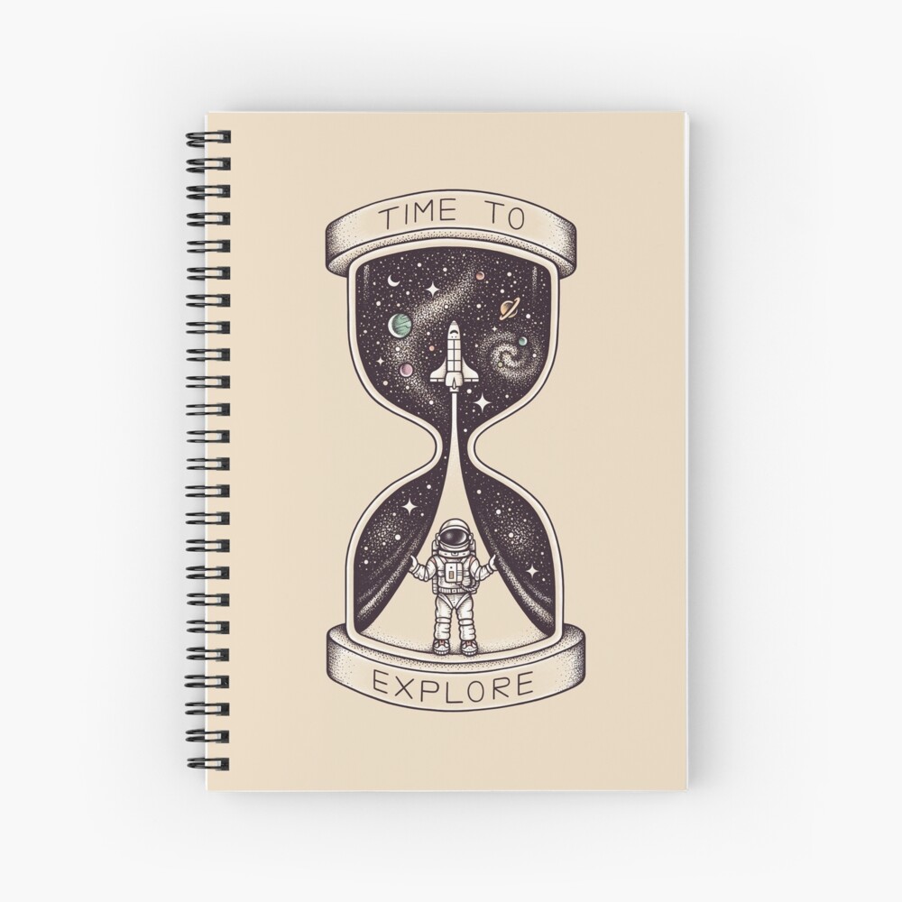 Time to Explore Spiral Notebook