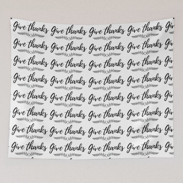 Item preview, Give thanks with grapevine  designed and sold by cabindog.