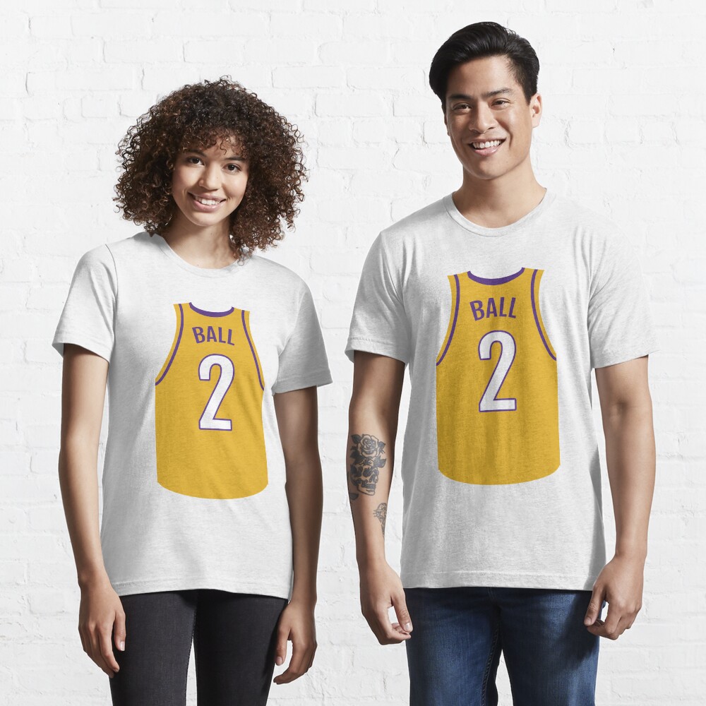 Lonzo Ball Jersey LA Lakers Essential T-Shirt for Sale by jonkiwi