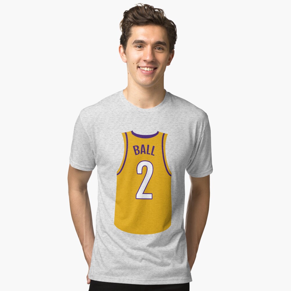 Lonzo Ball Jersey LA Lakers Art Board Print for Sale by jonkiwi