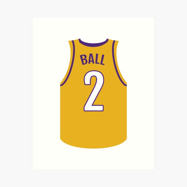 Lebron James Lakers Jersey Sticker for Sale by jonkiwi