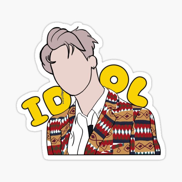 bts jimin idol sticker by kchat redbubble