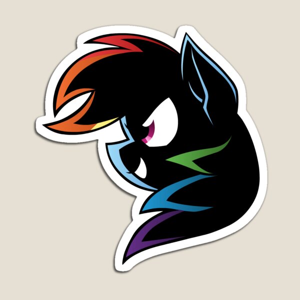 Shaded Rainbow Dash Magnet