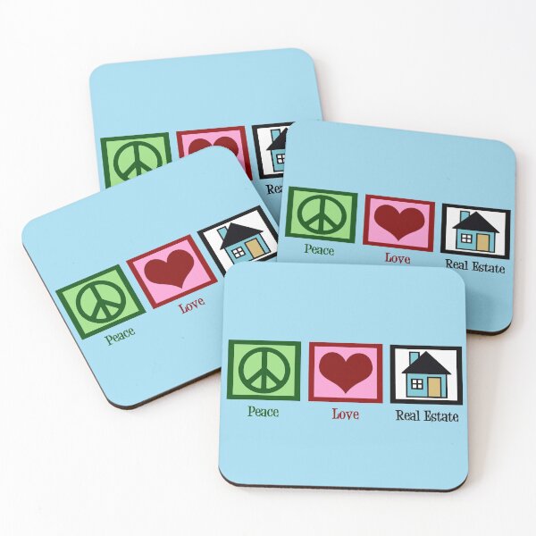 Artikelvorschau, Peace Love Real Estate - Immobilienmakler entworfen und verkauft von Epic Love Designs.