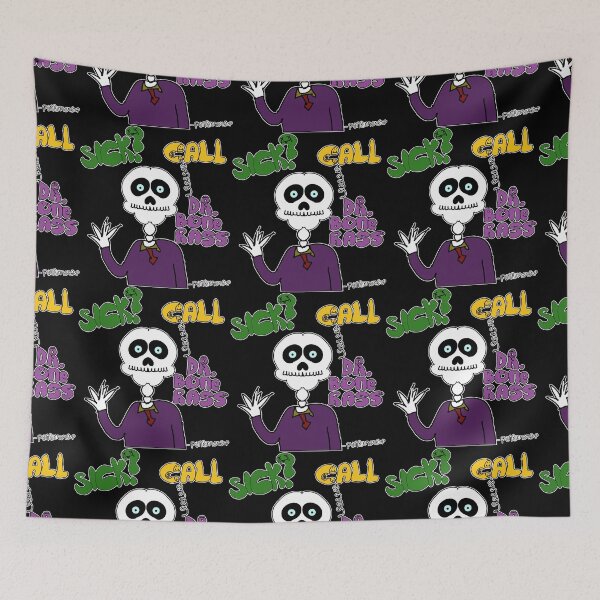 Item preview, Dr. Bone Rass the Skeleton designed and sold by Punkinnonstop.