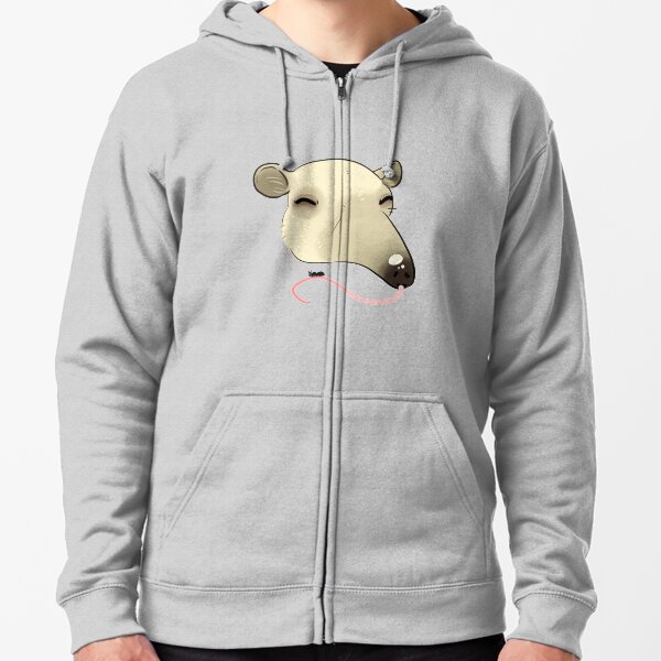 Tamanduas A Solid and Check Out This Anteater! Zipped Hoodie
