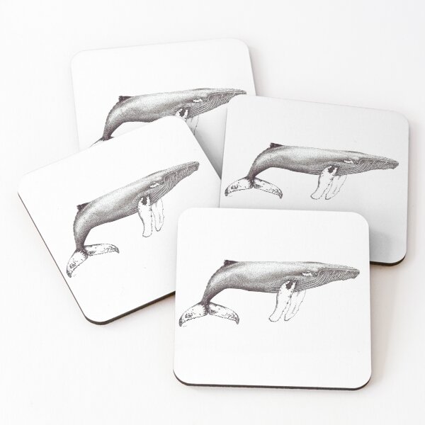 Item preview, Humpback whale ink design designed and sold by chloeyzoard.