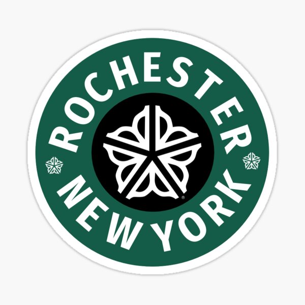 Rochester, NY Starbucks Mock Sticker