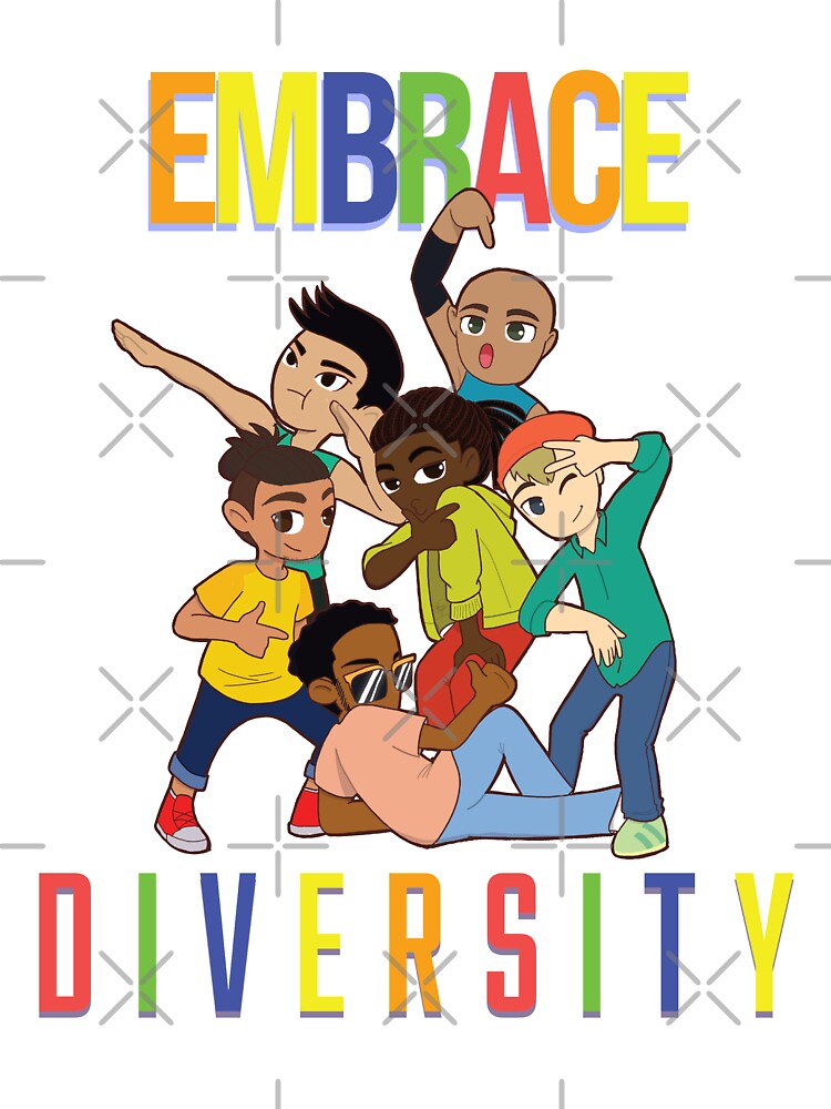 Embrace Diversity Guys Baby One Piece By Snillustrations Redbubble