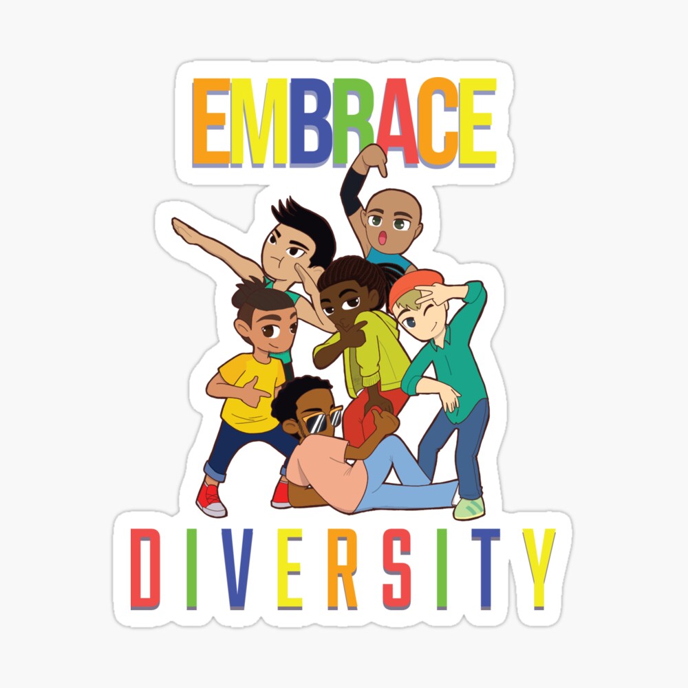Embrace Diversity Guys Baby One Piece By Snillustrations Redbubble
